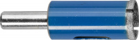 ЗУБР d 14 мм, Р100, цилиндрический хвостовик, алмазное трубчатое сверло для дрели, Профессионал (29860-14)