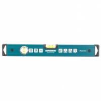 Уровень алюминиевый, 400 мм, магнит, 2 глазка, Magnetisch Gross