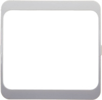 СВЕТОЗАР Гамма, цвет белый одинарная, Декоративная вставка (SV-54160-W)