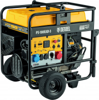 Генератор бензиновый PS-180EAD-3, 18 кВт,230/400 В, 65л, разъём ATS,перекл.режима,эл.старт Denzel
