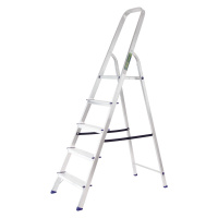 Стремянка, 5 ступеней, алюминиевая, Сибртех