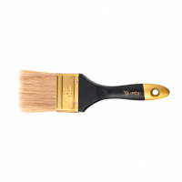 Кисть плоская "Профи" 2.5", натуральная щетина, деревянная ручка MTX