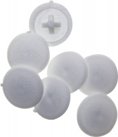 ЗУБР шлиц №2, цвет белый, декоративная заглушка под шуруп, 40 шт (4-308156-3)