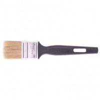 Кисть флейцевая "Стандарт", 35 х 6 мм, натуральная щетина, пластиковая ручка Сибртех