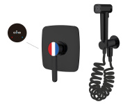 Смеситель для биде (Lt) D35, серия Lotus черный, a-five