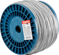 Трос стальной в ПВХ М3(2) DIN 3055 (бухта 200 м) STARFIX