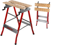 Верстак складной WORTEX WB 1060 в кор. БАМБУК, 605x640x800 мм, регулировка столешницы