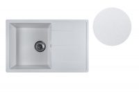 Мойка кухонная из искусственного камня BENEFIT белый 730х470 мм, AV Engineering