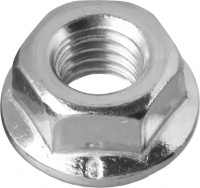 ЗУБР DIN 6923 кл. пр. 6, M6, гайка с фланцем, цинк, 5 кг (303630-06)