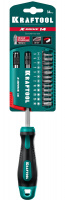 KRAFTOOL X-Drive-14, 14 предм., отвертка-битодержатель (25814)