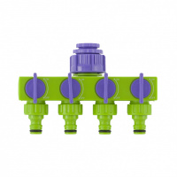 Разветвитель четырехканальный 1/2-3/4, регулируемый Palisad