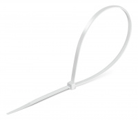 ЗУБР КС-Б1, 1.9 x 150 мм, нейлон РА66, 100 шт, белые, кабельные стяжки, Профессионал (309010-19-150)