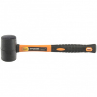 Киянка резиновая, 225 г, черная резина, фибергласовая рукоятка Sparta