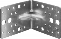 ЗУБР УКУ-2.5 80х100х100 х 2.5 мм, усиленный крепежный уголок, цинк (31011-100)
