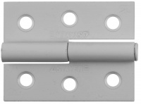 STAYER 65x48x2.0 мм, разъемная, правая, цвет белый, карточная петля (37613-65-2R)