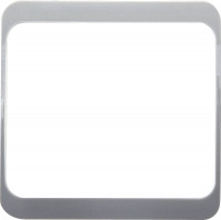 СВЕТОЗАР Гамма, цвет серый, одинарная, декоративная вставка (SV-54164-GR)