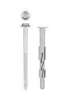 ЗУБР ФД-Ц 10 x 120 мм, фасадный дюбель, нейлон/цинк, 50 шт (301455-120)