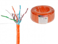 Кабель витая пара F/UTP Cat5E 4х2х24AWG (0.51мм) 50м, CCA, внутр. (ПВХ) Юпитер