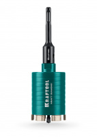 KRAFTOOL DIAMOND d 72 мм (М16, рабочая глубина 75 мм, лазерная сварка), Алмазная Коронка для подрозетников (29820-72)