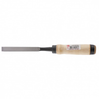 Долото-Стамеска, плоская, 12 мм, деревянная рукоятка "Арефино" Россия