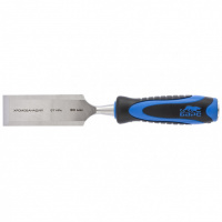 Долото-стамеска, плоская, 38 мм, двухкомпонентная рукоятка, металлический затыльник Барс