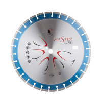 Сегментный алмазный круг DIAM ЖЕЛЕЗОБЕТОН 450 мм MASTER LINE 000505