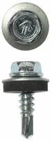 ЗУБР СКМ 19 х 5.5 мм, кровельный саморез, цинк, 500 шт (4-300315-55-019)