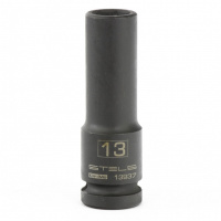 Головка ударная удлиненная шестигранная, 13 мм, 1/2, CrMo Stels