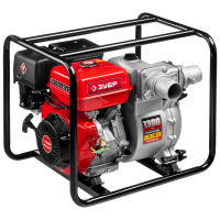 ЗУБР 1300 л/мин, мотопомпа бензиновая для грязной воды (МПГ-1300-80)