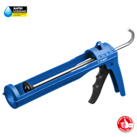 ЗУБР 310 мл, антикапельная система армированный нейлон, лёгкий полукорпусной пистолет для герметика, Профессионал (06627)