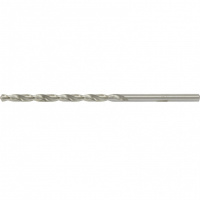 Сверло по металлу, 5.5 х 139 мм, полированное, удл, HSS, 10 шт, цилиндрический хвостовик Matrix