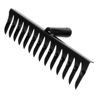 Грабли стальные, 350 мм, 14 витых зубьев, без черенка, Сибртех