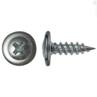 Саморез 4.2х75 мм с прессшайбой, цинк, острый (10 шт в зип-локе) STARFIX