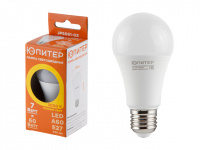 Лампа светодиодная A60 СТАНДАРТ 7 Вт 170-240В E27 3000К ЮПИТЕР