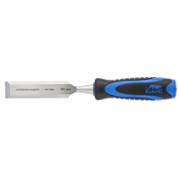 Долото-стамеска, плоская, 26 мм, двухкомпонентная рукоятка, металлический затыльник Барс