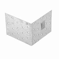 Крепежный уголок равносторонний 2 мм, KUR 100 х 100 х 80 мм Сибртех