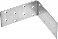 ЗУБР УКА-2.0 40х80х80 х 2 мм, равносторонний крепежный уголок, цинк (310206-040-080)