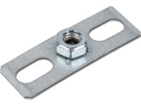 Пластина с гайкой М10