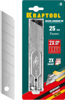 KRAFTOOL 25 мм, 5 шт, Сегментированные лезвия (09607-25-S5)