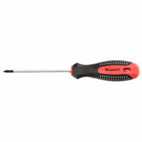 Отвертка Fusion, PH0 х 80 мм, CrV, трехкомпонентная рукоятка "Anti slip" Matrix