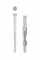 ЗУБР ФД-П 10 x 120 мм, фасадный дюбель, нейлон/цинк, 50 шт (301475-120)