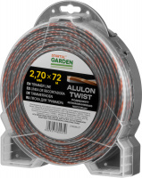 Леска ф 2.7 мм х 72 м витой квадрат сеч. ALULON TWIST STARTUL GARDEN