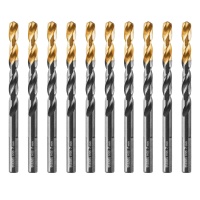 Сверло по металлу, 7 мм, HSS-Tin, Golden Tip, 10 шт. Denzel