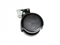 Опора колёсная d-50мм на площадке без фиксатора, пластмасса STARFIX