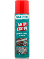 Удалитель наклеек и скотча STARFIX Антискотч (аэрозоль) 335 мл