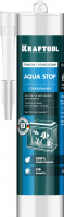KRAFTOOL Aqua stop, 300 мл, черный, стекольный силиконовый герметик (41256-4)