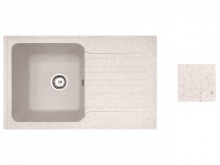 Мойка кухонная из искусственного камня ART песочный 770х475 мм, AV Engineering