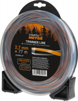 Леска ф 2.7 мм х 77 м витой квадрат сеч. TRIPLE PRO STARTUL METSA