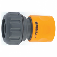 Соединитель пластмассовый, быстросъемный для шланга 3/4, однокомпонентный Palisad Luxe