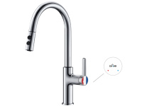 Смеситель для кухни (Lt) D35, серия Lotus хром, a-five